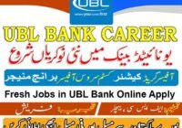 United Bank of Pakistan IT/Audit Jobs 2023
