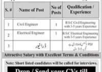 Cancer Care Hospital & Research Centre Lahore Engineer Job November 2023