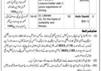 Azad Jammu & Kashmir Public Service Commission Driver Job December 2023