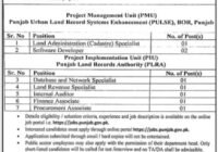 Board of Revenue Govt of Punjab Land Revenue Specialist Job December 2023 - Online Apply