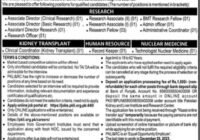 Pakistan Kidney and Liver Institute and Research Center (PKLI&RC) Researcher Job December 2023