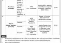 Margala Educational Institute Faculty job December 2023 (Online Apply) (www.nts.org.pk)