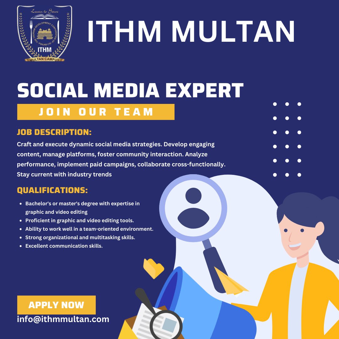 ITHM Multan Social Media Expert