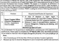 Financial Management Opportunity Punjab Municipal Development Department 2024