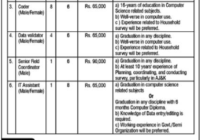 Government AJ&K Planning and Development Department Job Opportunities