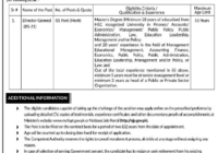 director-general-ministry-of-federal-education-professional-training-jobs-2024