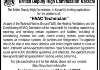 British Deputy High Commission Karachi Job 2024