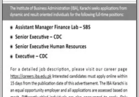 IBA-Institute of Business Administration Senior Officer Jobs 2024 (Apply Online)