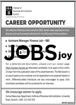 IBA-Institute of Business Administration Senior Officer Jobs 2024 (Apply Online)